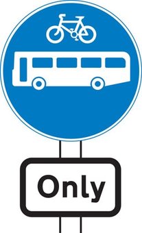 Buses and cycles only